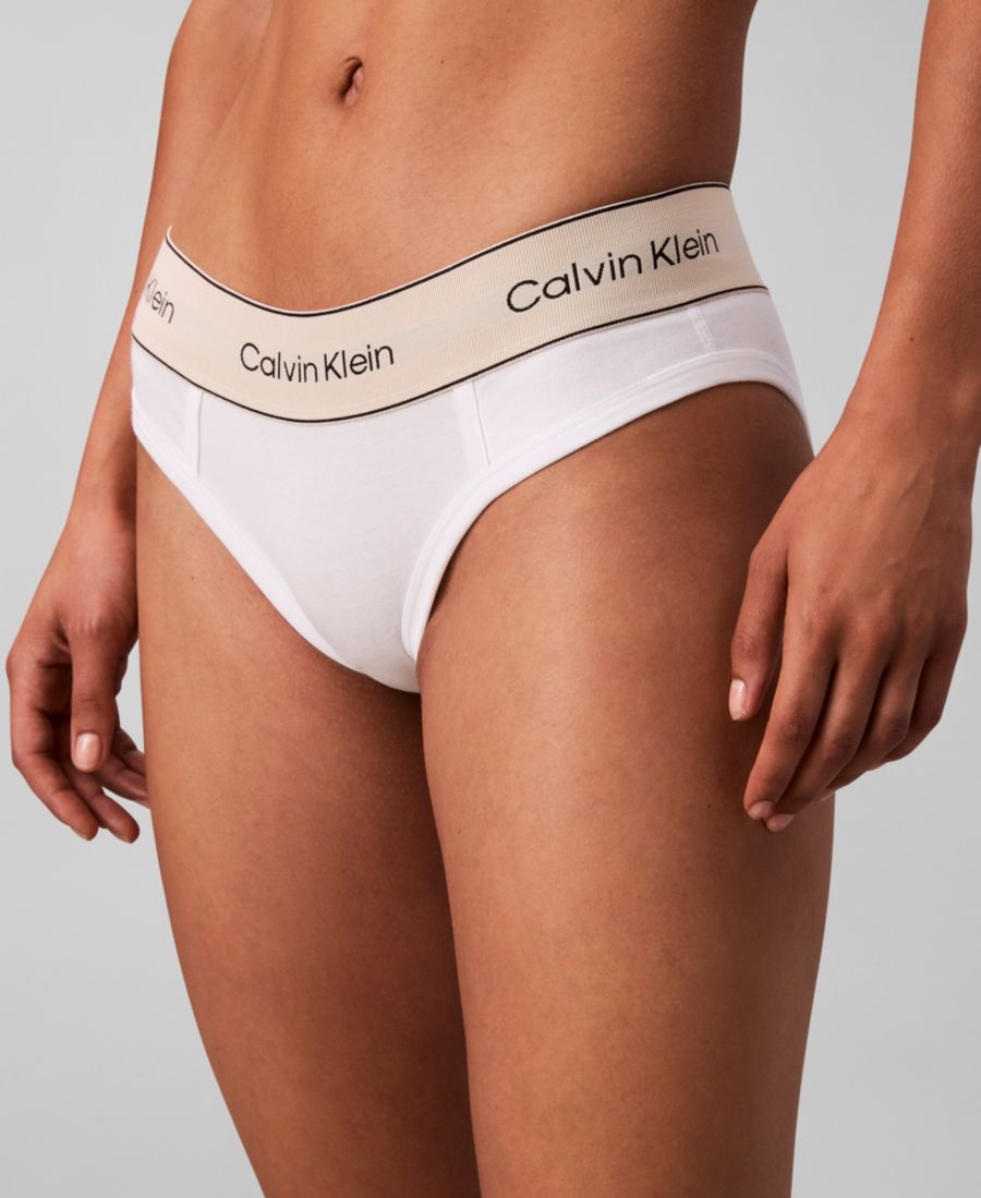 

Женские бикини-трусики Heritage с полным покрытием Calvin Klein, White