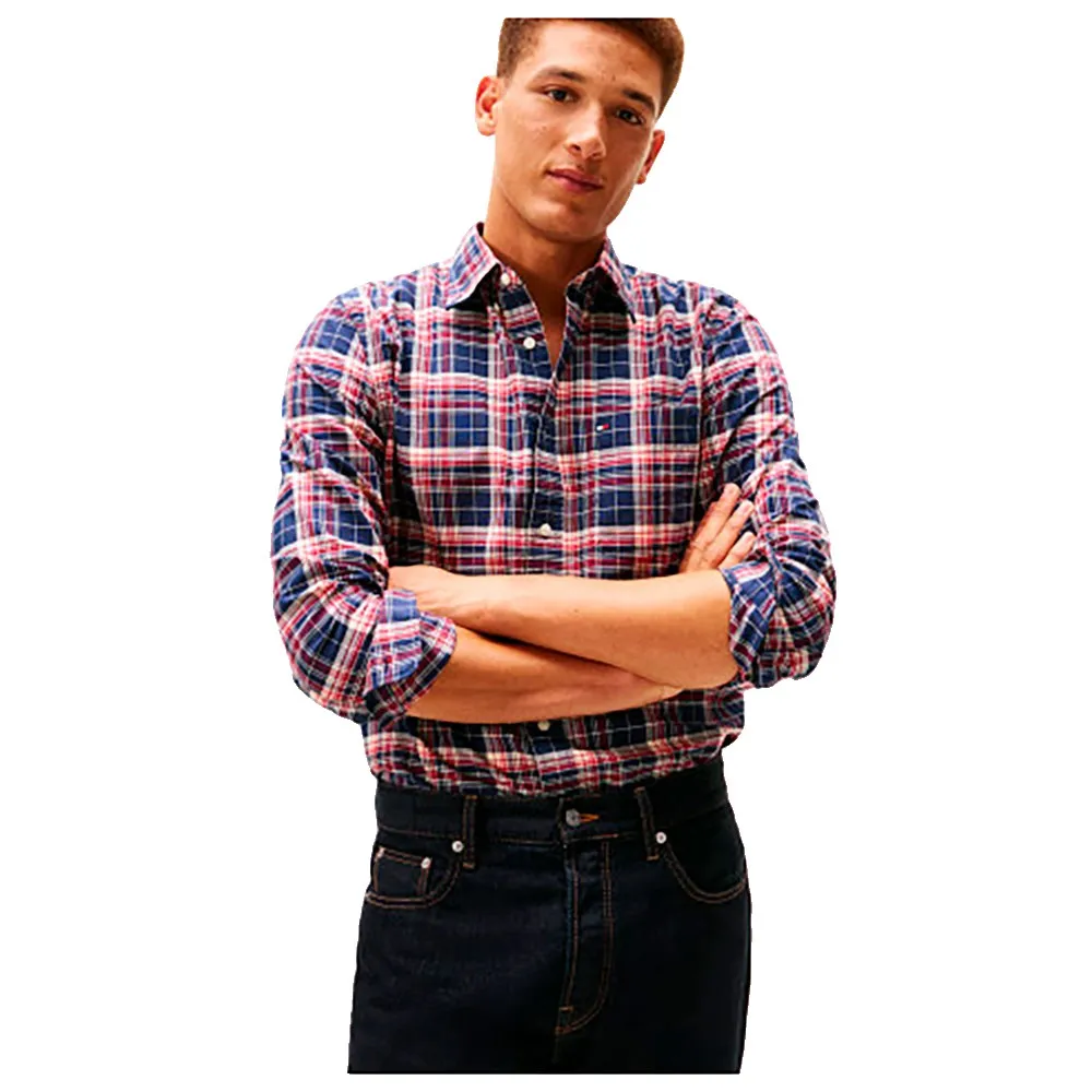 

Рубашка с длинным рукавом Tommy Hilfiger MW0MW41678 Oxford, синий