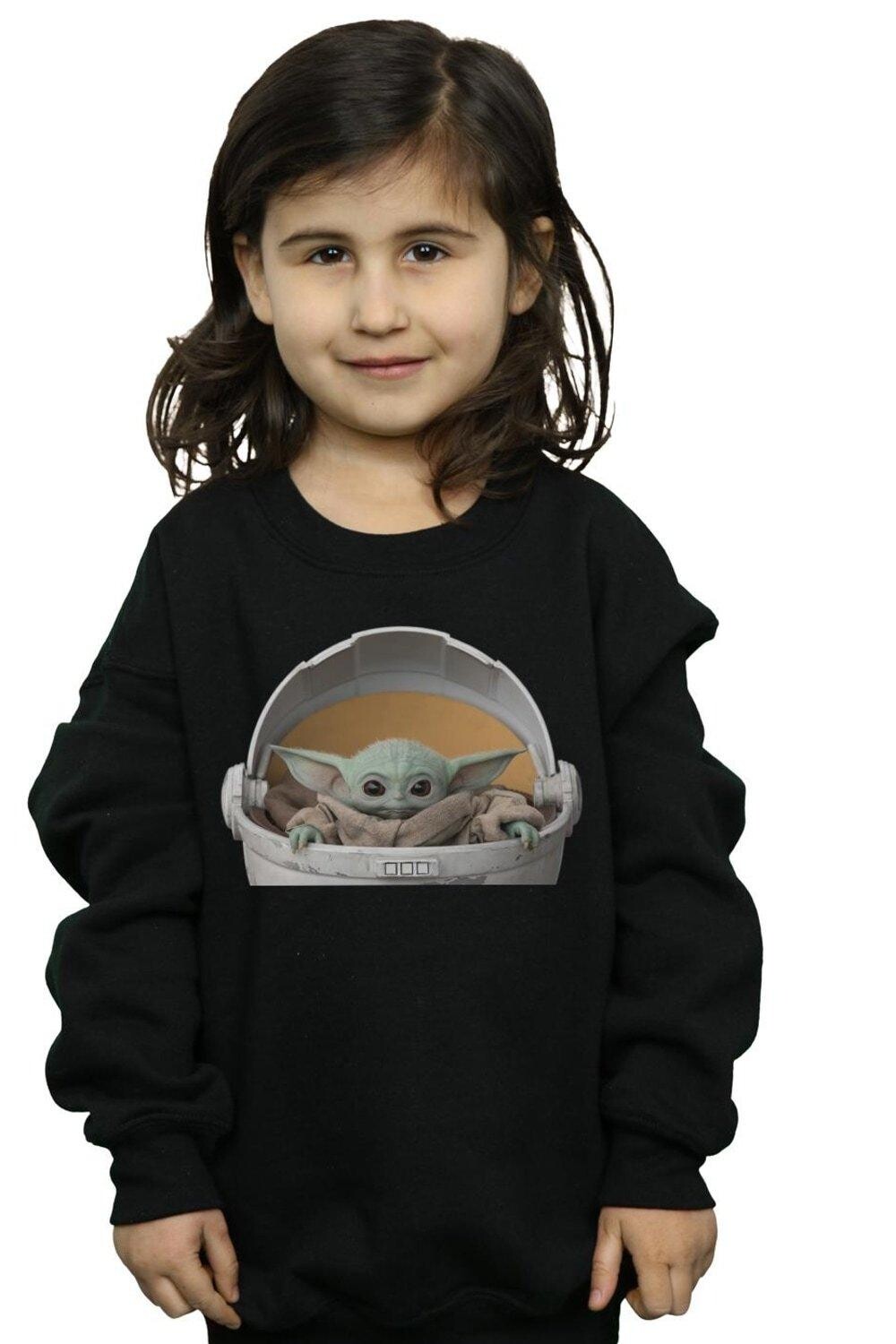 

Толстовка The Mandalorian The Child Pod Star Wars, черный