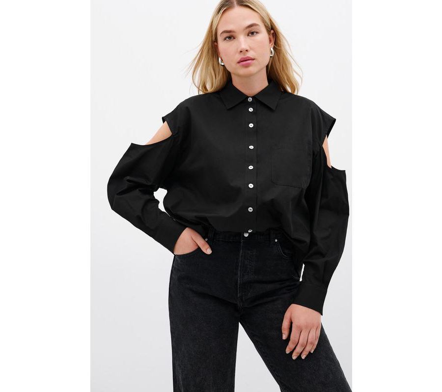 

Женская рубашка в стиле Даунтаун Бойфренд Marcella, Black