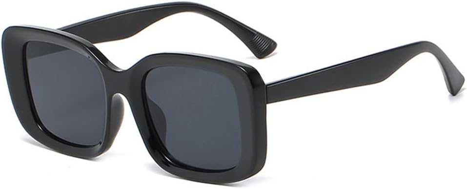 

Модные белые солнцезащитные очки большого размера для женщин 2027 года, градиентные коричневые прямоугольные очки, ретро-очки для мужчин, защита от ультрафиолета UV400 MTZJH, C1