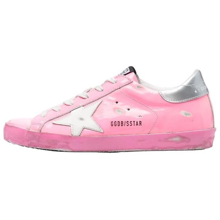 Кроссовки для скейтбординга Super-Star женские, низкие, розовые Golden Goose