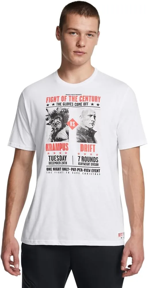 

Футболка Under Armour Project Rock Red One Fight of The Century