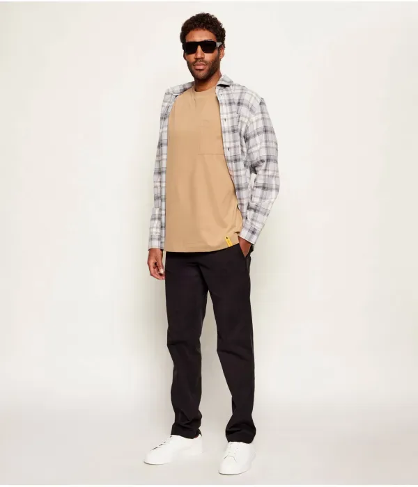 Футболка C-Tames 180 BOSS X STEIFF relaxed fit Boss, бежевый — фото 2