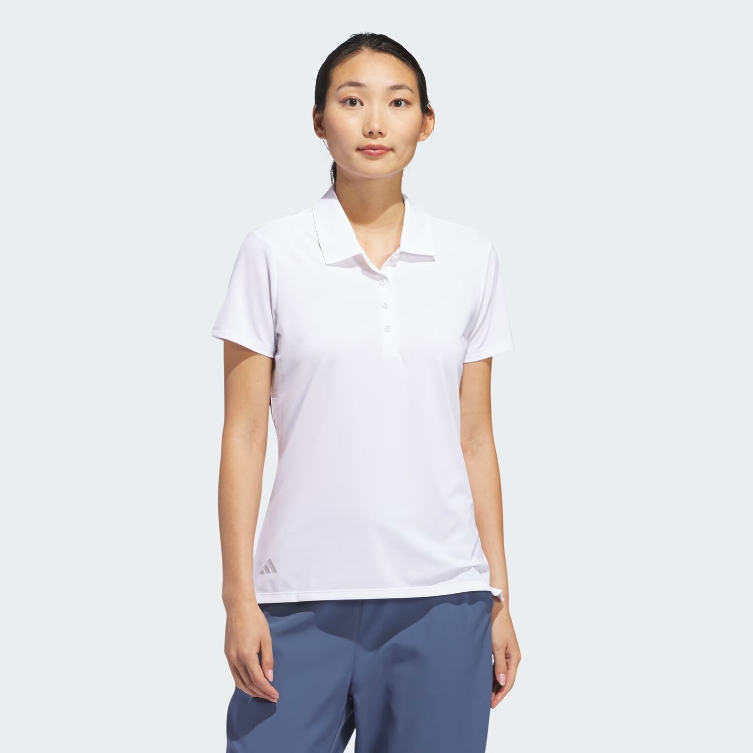 

Ultimate365 Однотонная рубашка поло с короткими рукавами Adidas, цвет White