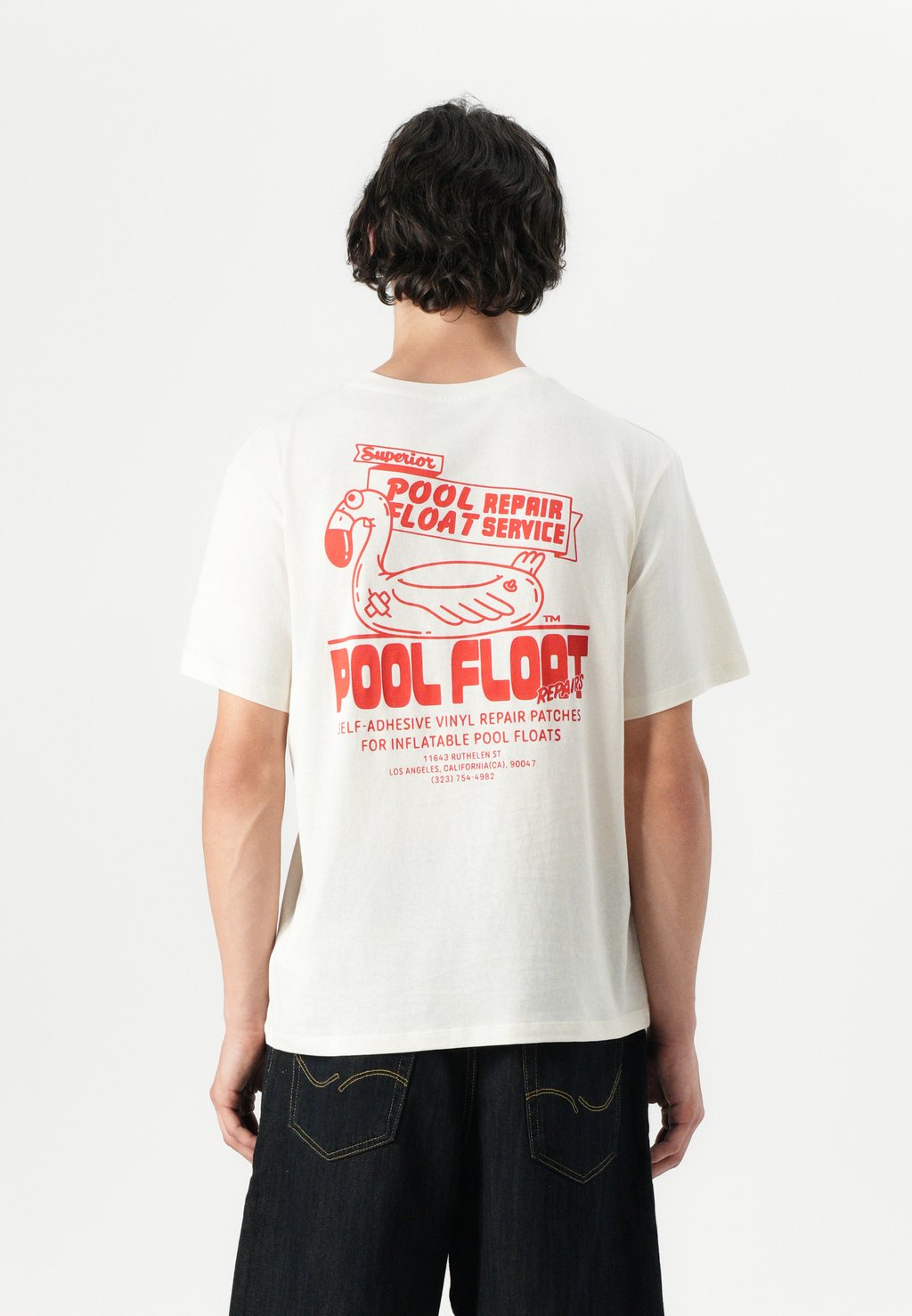 

Футболка с принтом JORPOOL FLOAT TEE CREW NECK Jack & Jones, кремовый