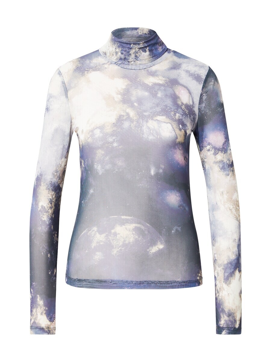 

Лонгслив ONLY Shirt ONLPARIS, цвет purple/white