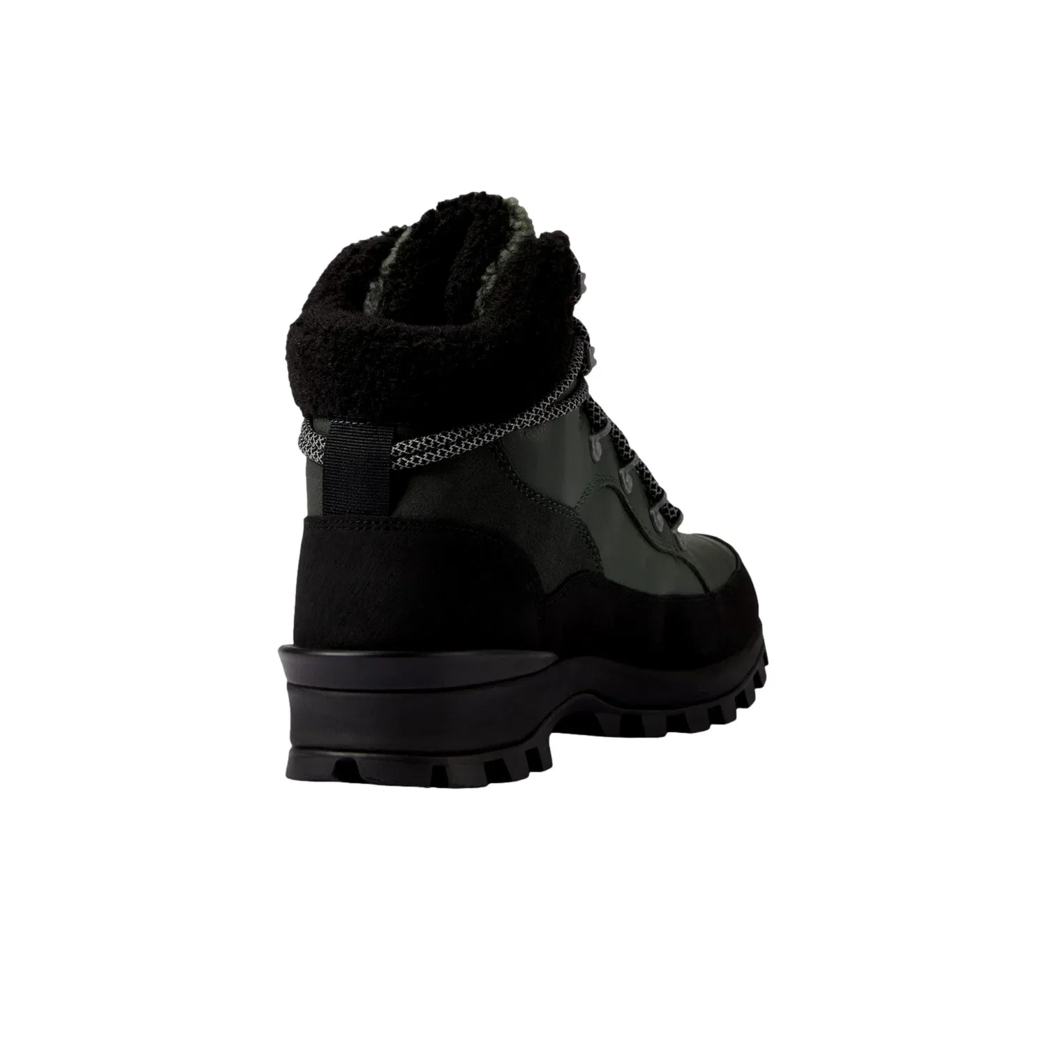 Мужские кожаные ботинки Hunter Boots Explorer, оливково-черные, модель WFS2235LSG-OVB — фото 4
