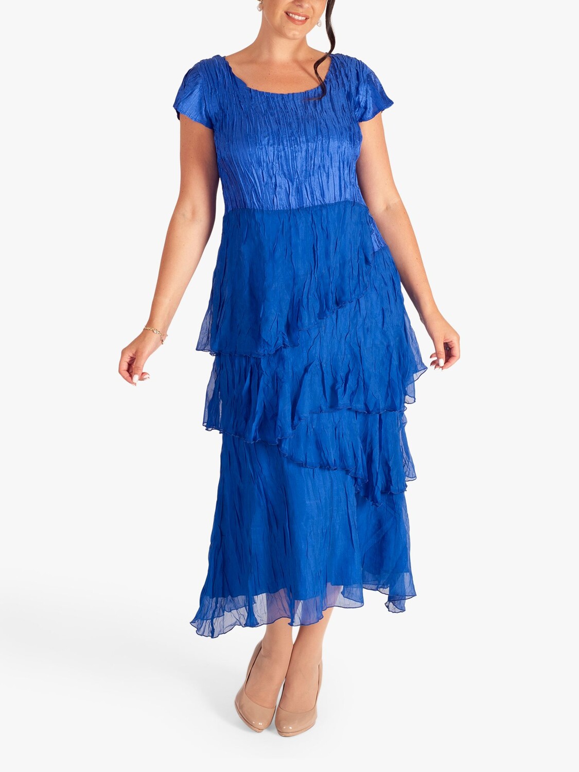 

Многоярусное платье chesca Sapphire Crush, синее