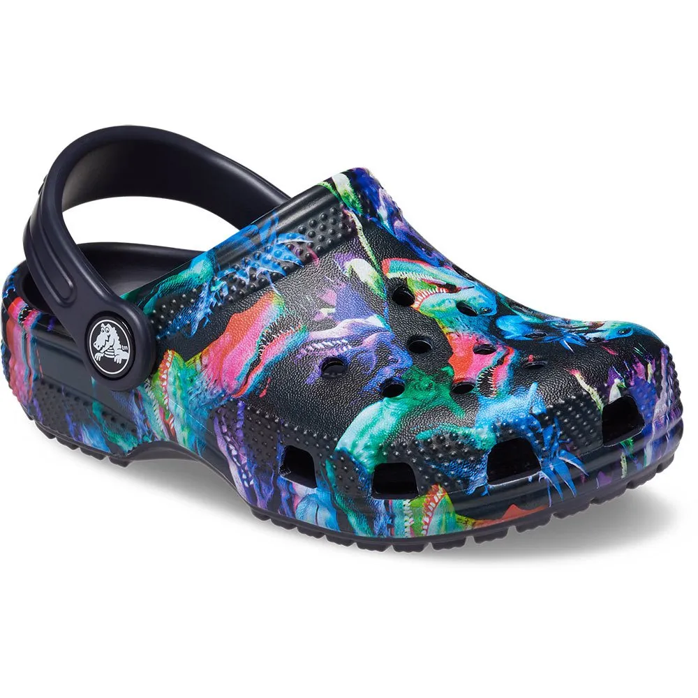 

Сабо Crocs Classic Dino, разноцветный