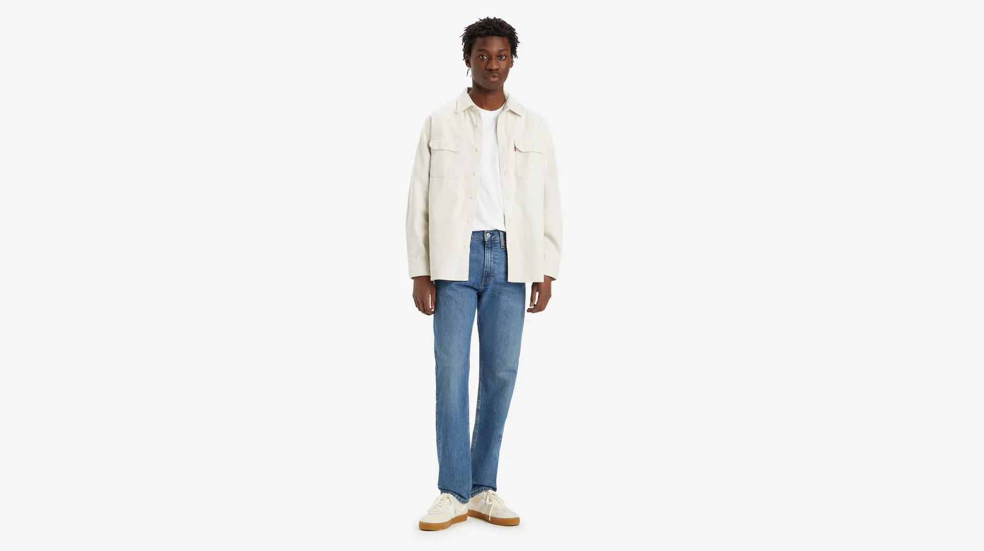 

Мужские джинсы зауженного кроя 502 Levi's, цвет Frozen In Time - Medium Wash - Stretch