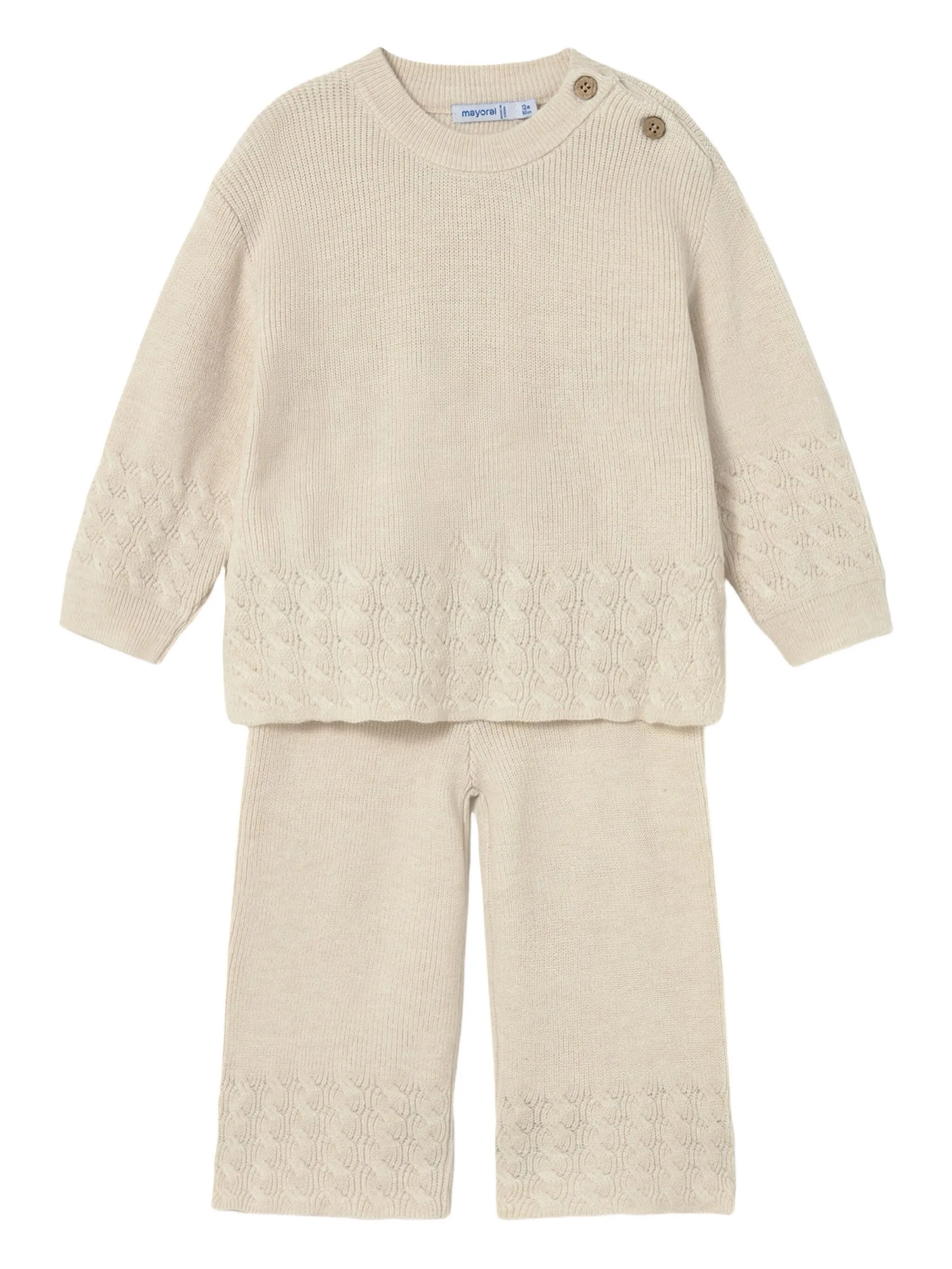 

Трикотажный спортивный костюм Mayoral, бежевый