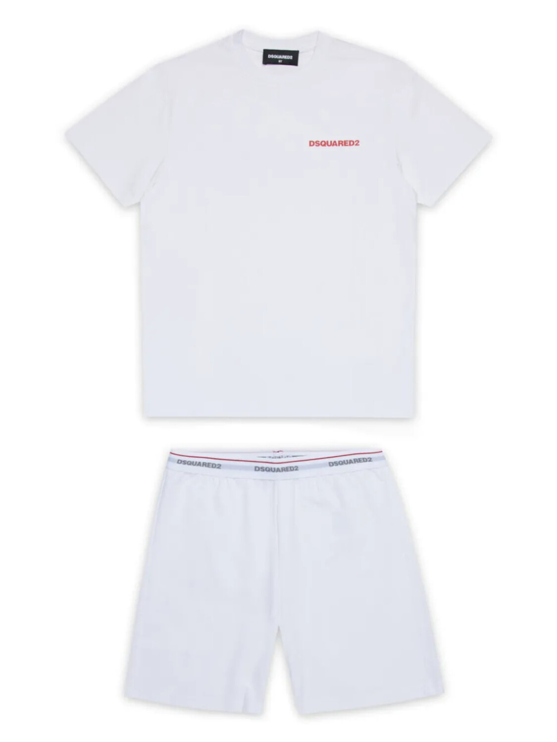 

DSQUARED2 KIDS пижама с логотипом, белый