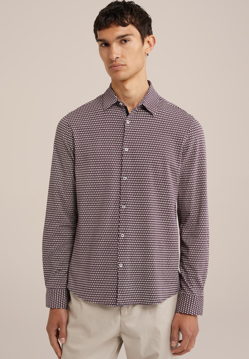 

Рубашка TALL FIT WE Fashion, черный