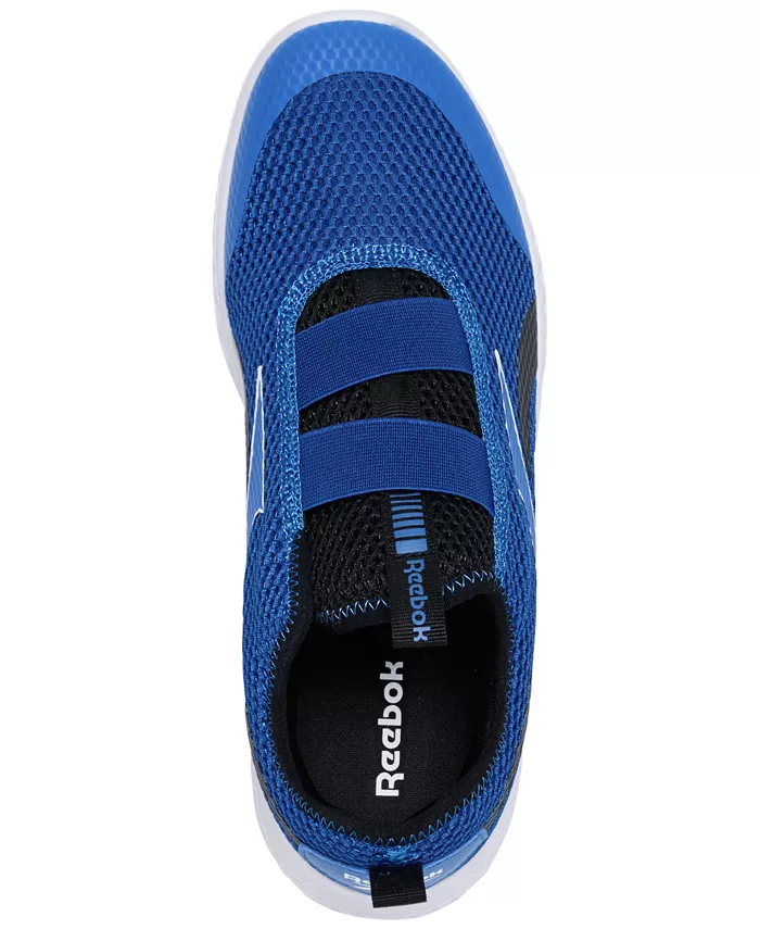 Детские повседневные слипоны Rush Runner от Finish Line Reebok, синий — фото 4