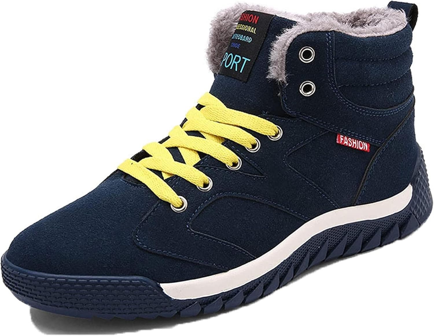 

Мужские высокие кроссовки Yiozoi, водонепроницаемые, с утеплителем, зимние, теплые, для улицы, простые мужские повседневные прогулочные ботинки, темно-зеленый