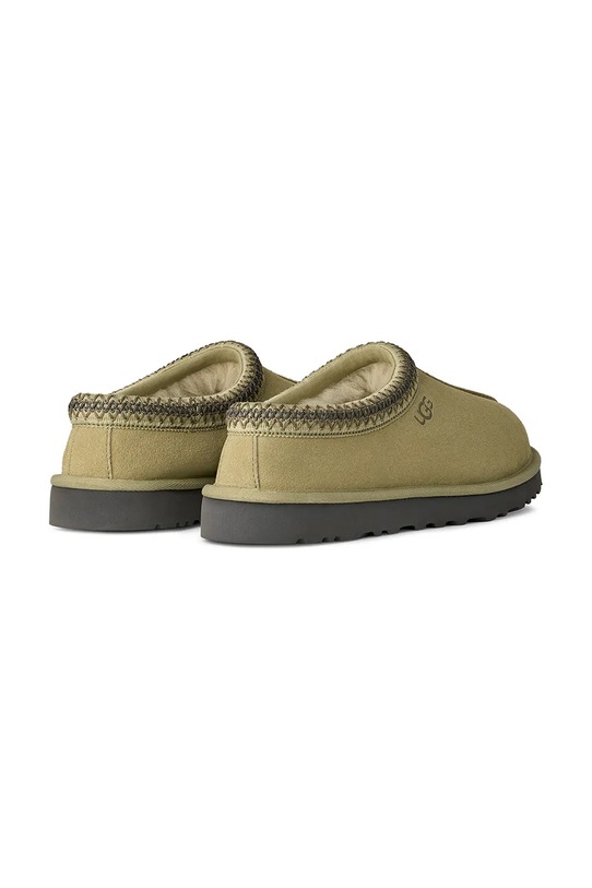 Мужские тапочки Ugg Tasman II замшевые утепленные, зеленый — фото 3