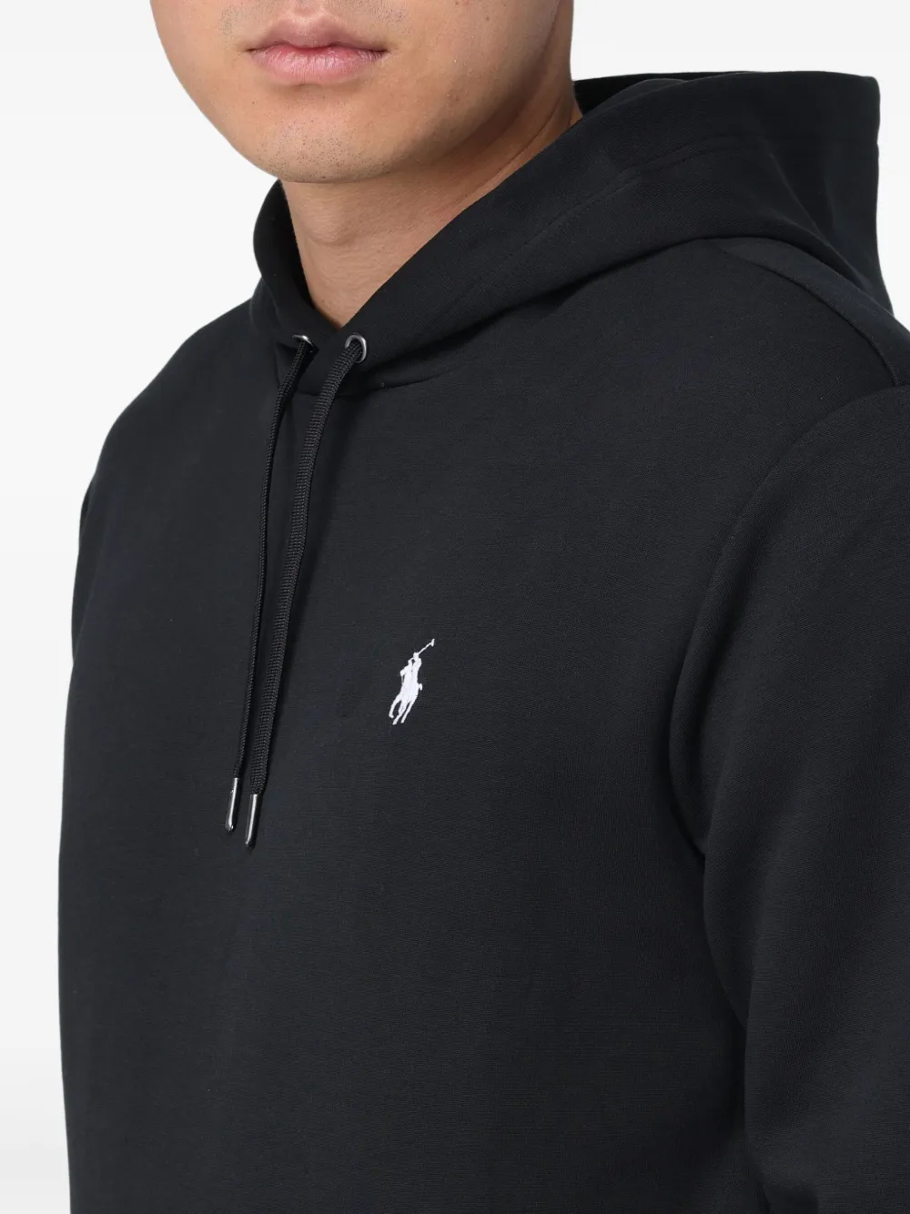 Худи с вышивкой логотипа Polo Ralph Lauren, черный — фото 3