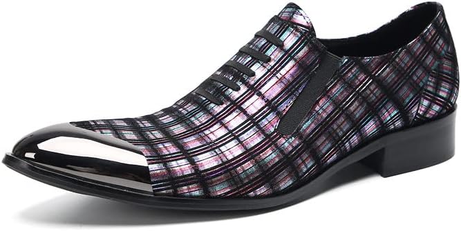 

Мужские лоферы Santimon, слипоны с отделкой из кожи, металлическим носком и полосками, для прогулок, модные, ручной работы, для вечеринок и выпускных, фиолетовый