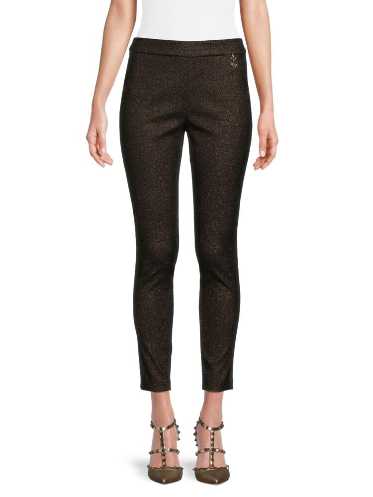 

Брюки со средней посадкой в крапинку Tommy Hilfiger, цвет Black Multicolor