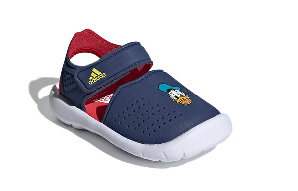 Сандалии disney x fortaswim полоски Adidas, синий — фото 3