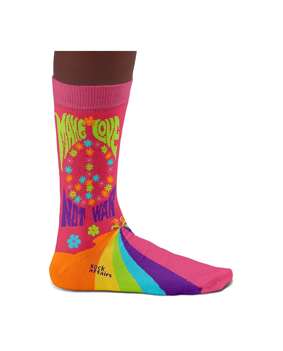 

Мужские носки Peace & Love розовые хлопковые Sock Affairs, розовый