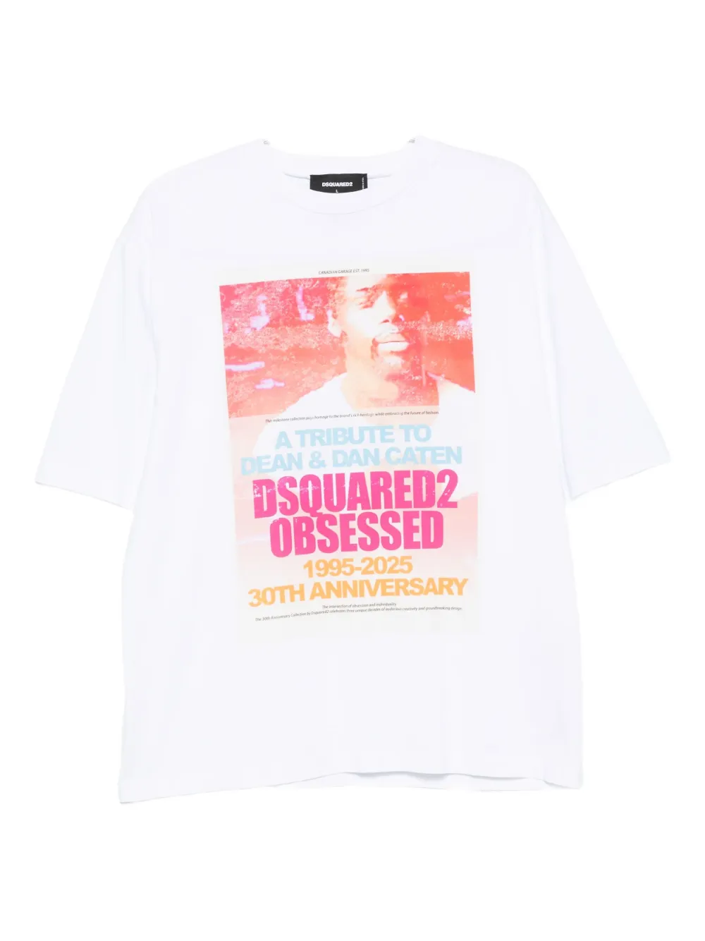

Футболка с принтом DSQUARED2, белый