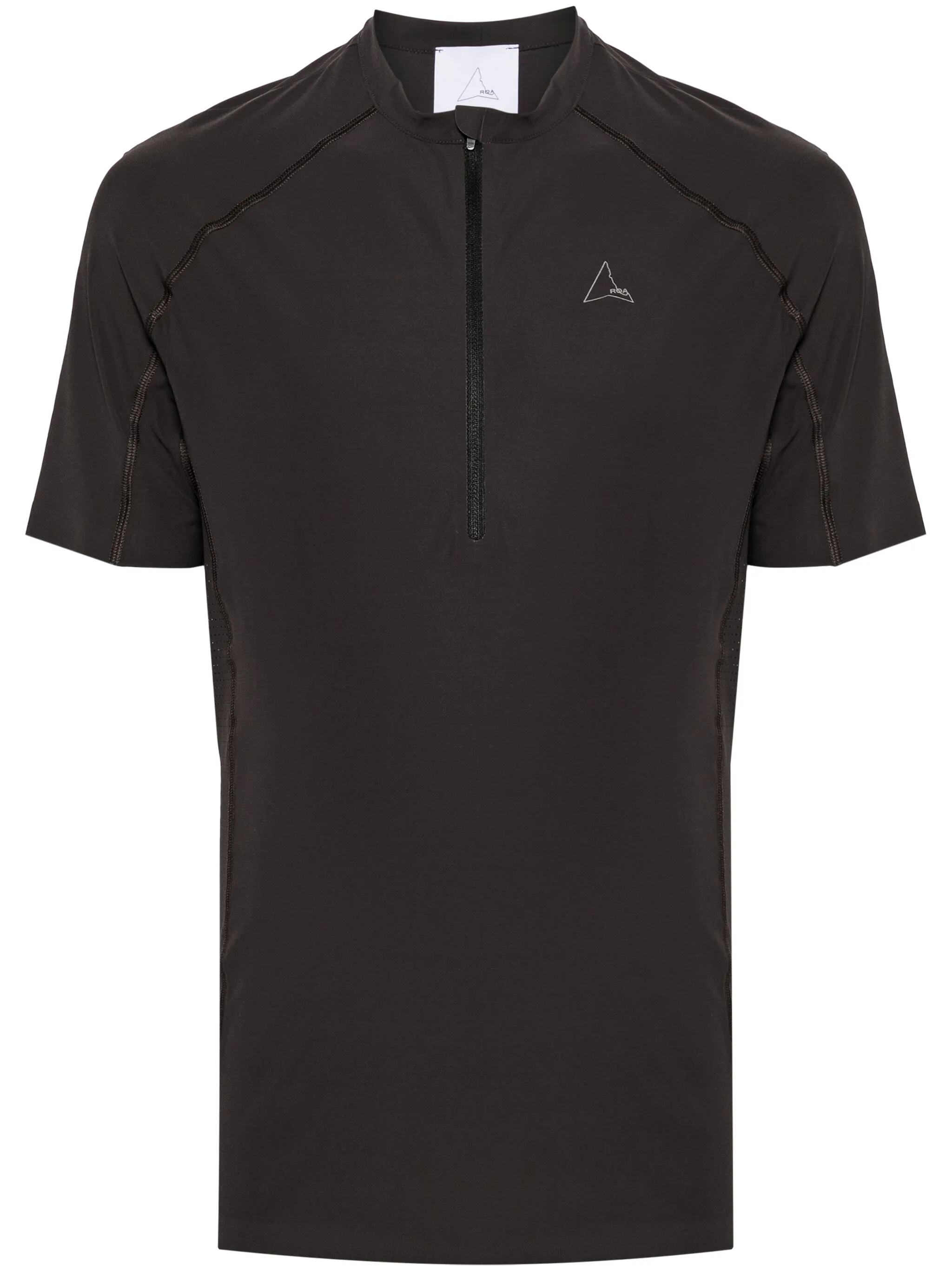 

Футболка на молнии с логотипом Roa, черный
