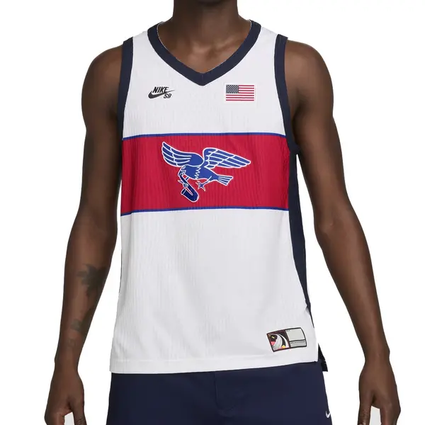 

Спортивная футболка sb dri-fit adv sleeveless jersey 'team usa' Nike, белый