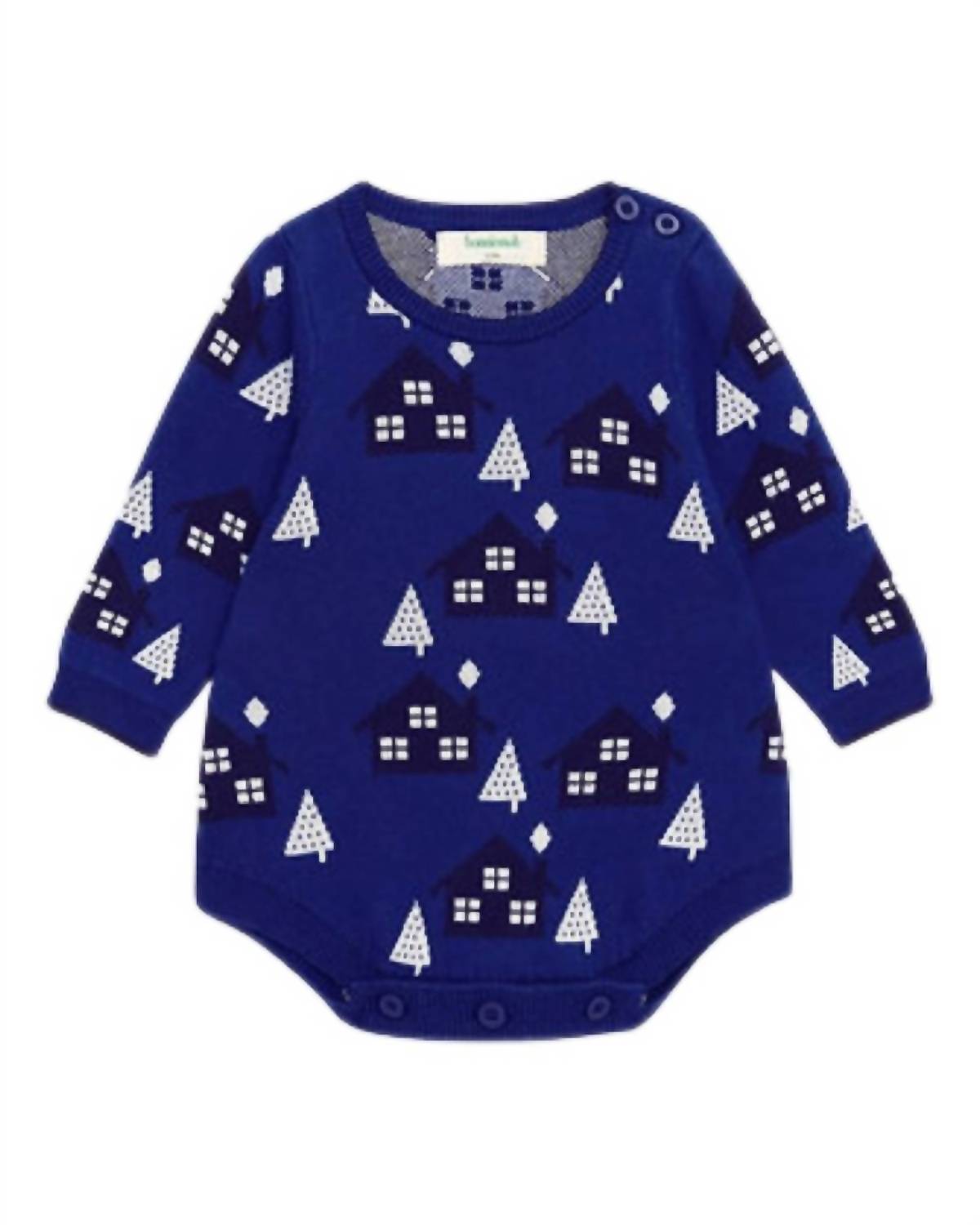 

Детский народный комбинезон Babys Folksy в цвете голубика The bonnie mob