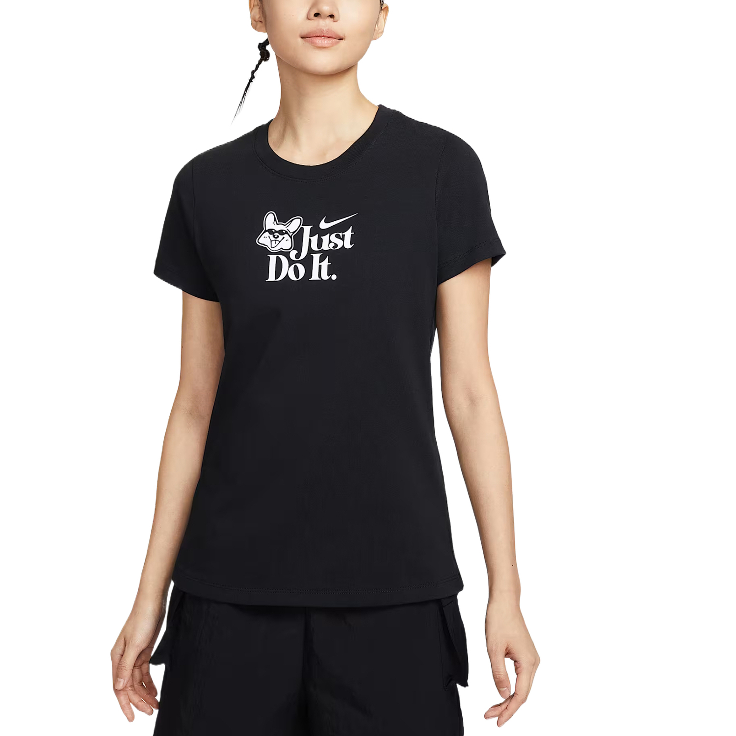 Nike Футболка Sportswear SS25 Regular женская черная — фото 2
