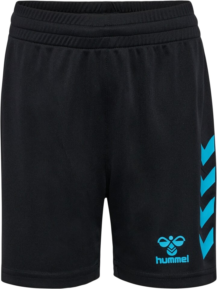 

Спортивные штаны Hummel Shorts Hmlgraphic Multisport Kinder, цвет BLACK/NEON BLUE