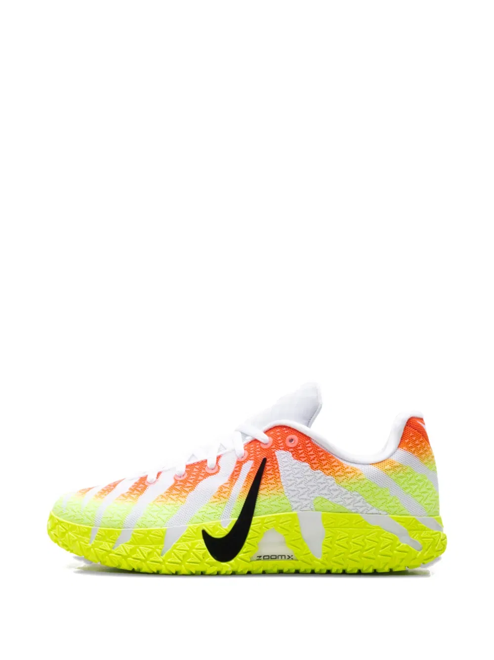 Кроссовки в полоску с логотипом Nike Kids, белый — фото 2