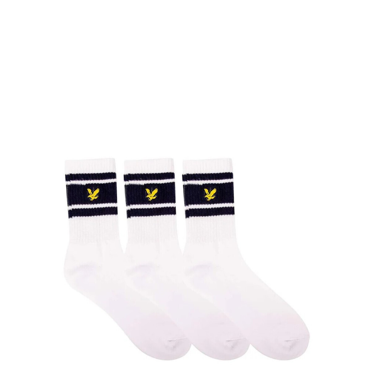 

Носки мужские Lyle & Scott в полоску 3 пары, черно-белый