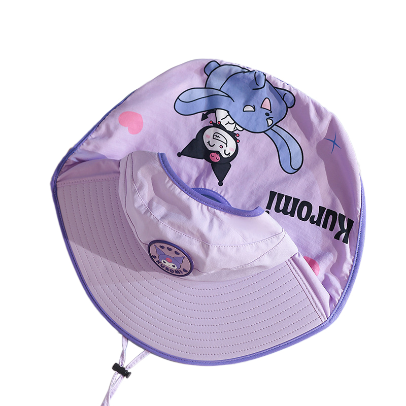 

Sanrio Унисекс панама из полиамида с защитой от солнца, Kuromi