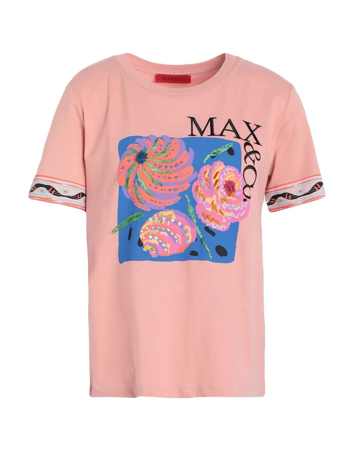 

Футболка Max&Co., лососево-розовый