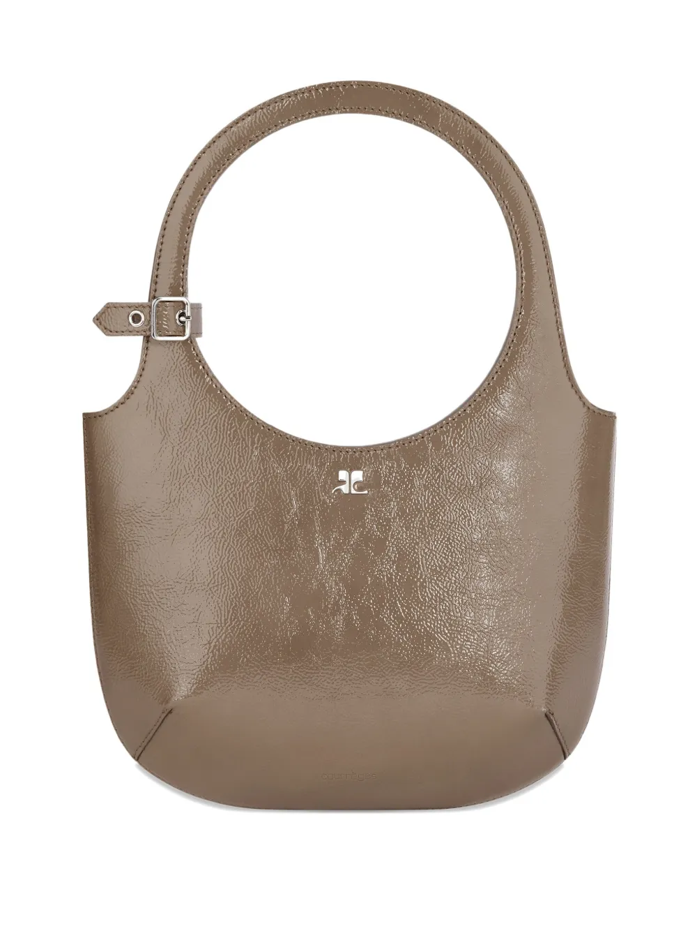 

Сумка-тоут Holy из зернистой кожи Courrèges, нейтральный
