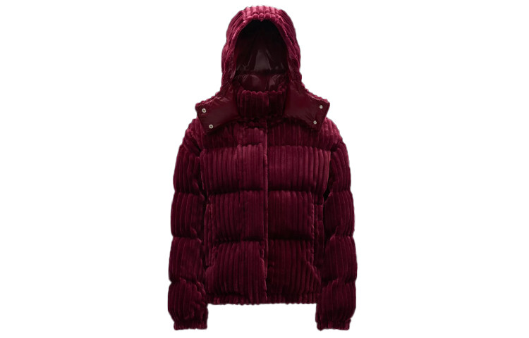 

Пуховик женский красный Moncler