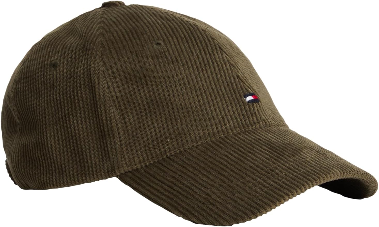 

Мужские шляпы Tommy Hilfiger | Вельветовая бейсболка с логотипом и регулируемым ремешком, Foxhunt Green