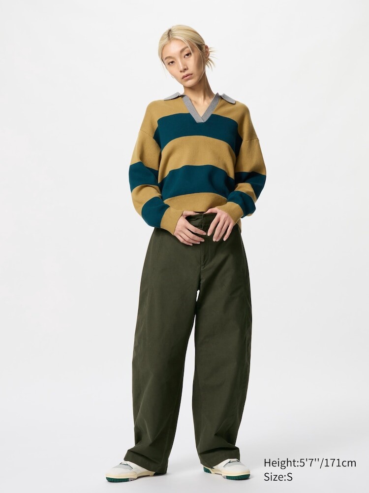 

Джерси брюки Uniqlo, цвет 57 зеленый