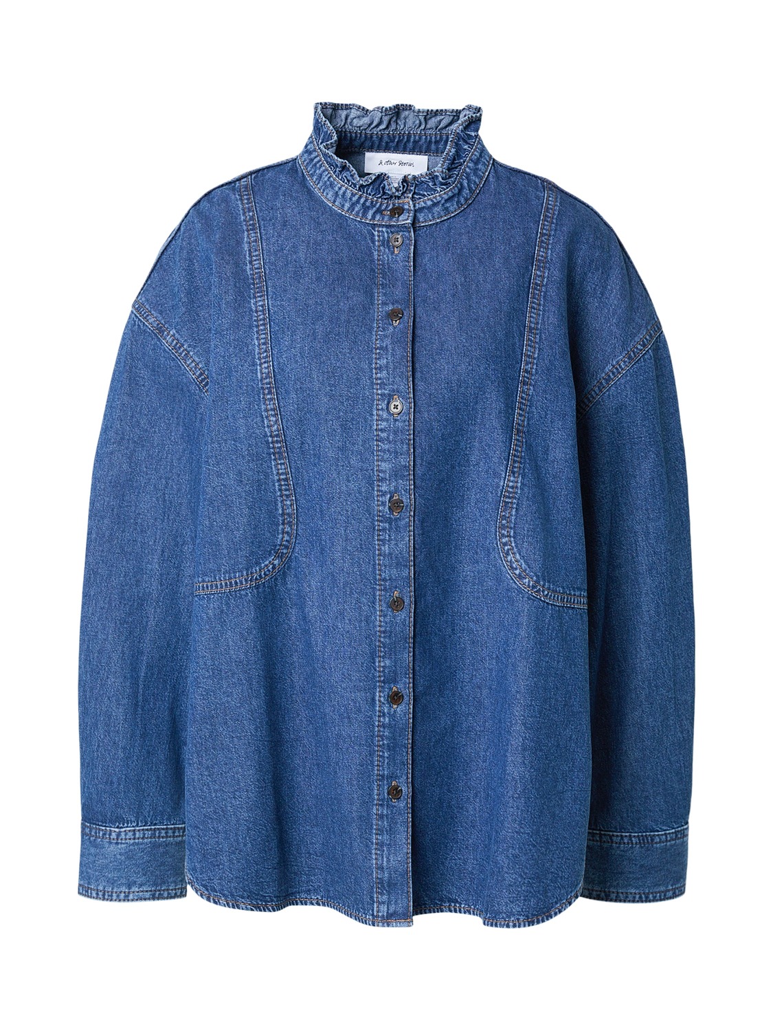 

& Other Stories Блузка в синем дениме