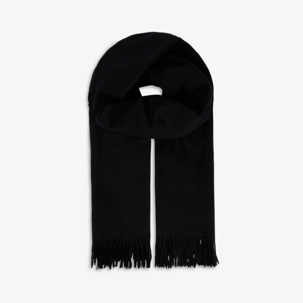 

Кашемировый шарф Baci с кисточками Max Mara, черный
