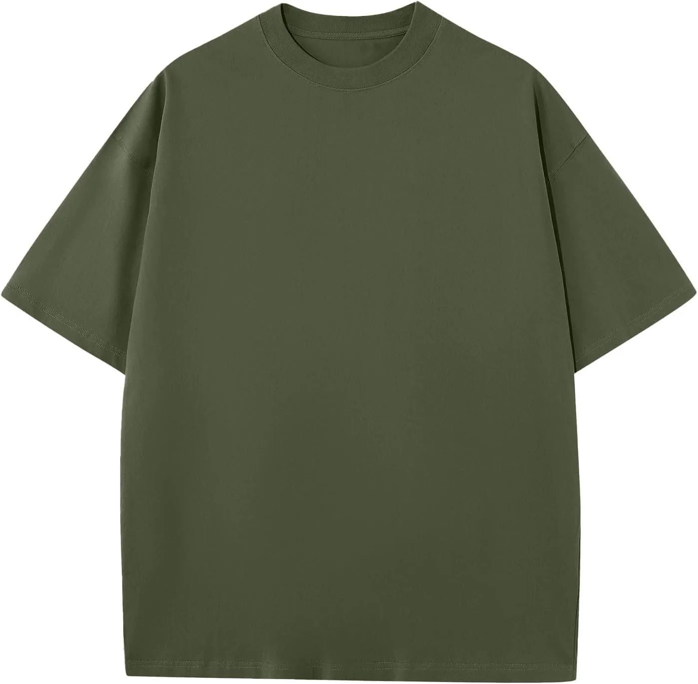 Мужская футболка с коротким рукавом Cotton Big and Tall, классическая, для тренировок — фото 2