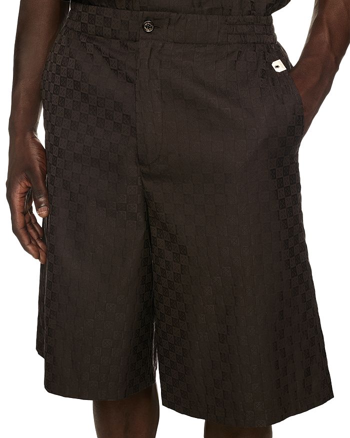 

Шорты для боулинга Damier Regular Fit из жаккарда Off-White, серый