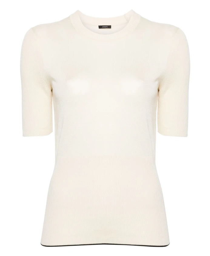 

Повседневная футболка с коротким рукавом бежевого цвета Joseph, бежевый