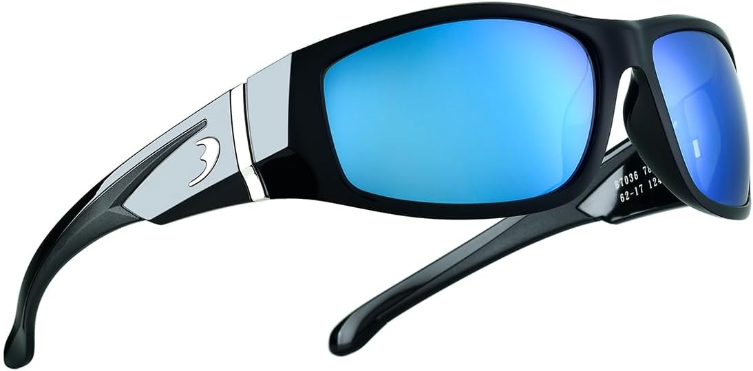 

Поляризованные солнцезащитные очки BNUS с линзами Corning Glass — высокая четкость изображения, стильный дизайн и устойчивость к царапинам B.N.U.S, Black / Blue Flash Non-polarized