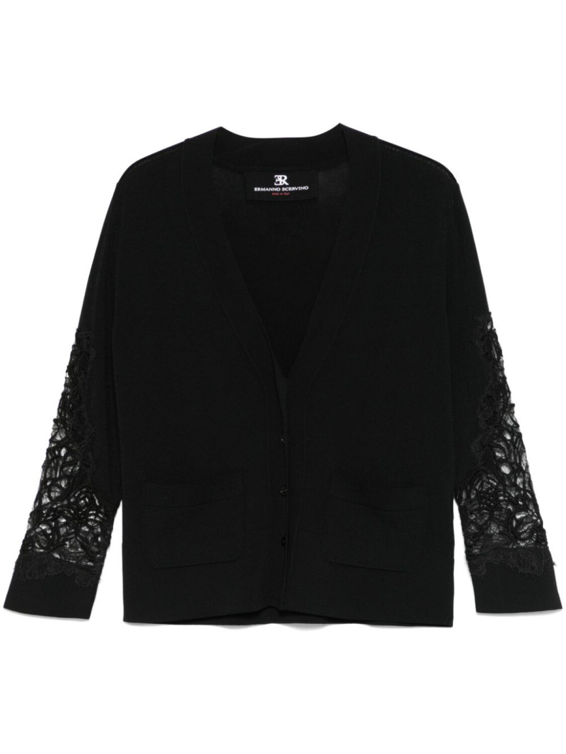 

Ermanno Scervino кардиган с кружевными вставками, черный