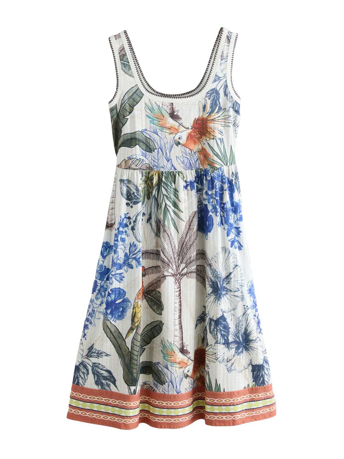 

Next Летнее платье кремового цвета