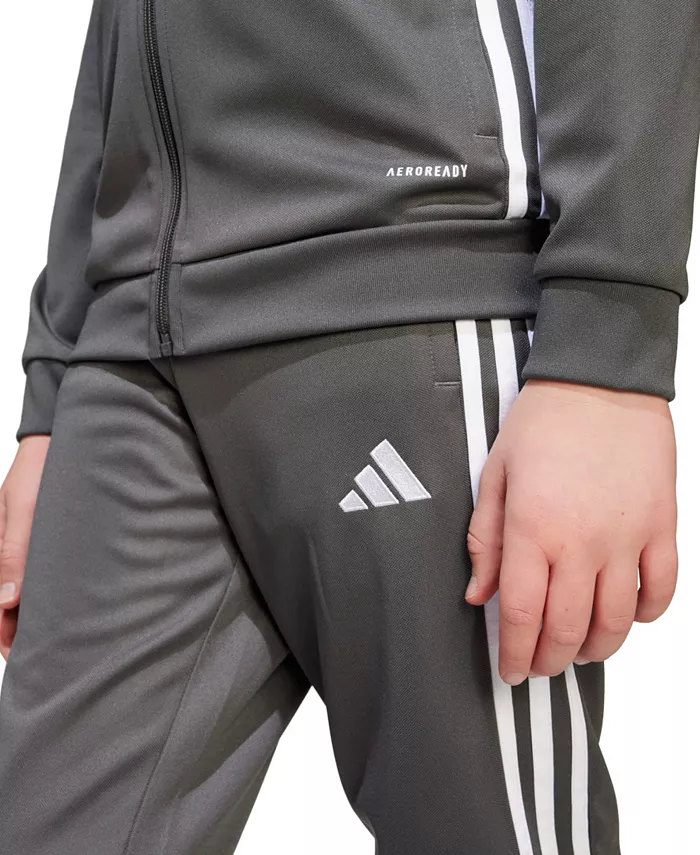 Брюки для тренировок Tiro 25 Essentials для мальчиков старшего возраста adidas, серый — фото 2