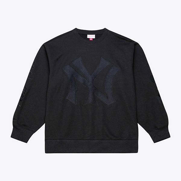 

Мужской черный свитшот New York Yankees Phantom Fleece Mitchell & Ness